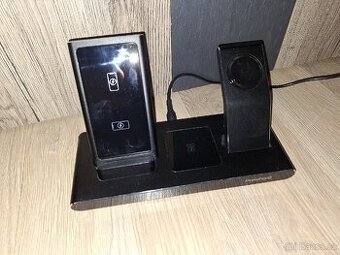 Prestigio ReVolt A7 bezdrátová nabíjecka 3v1 černá