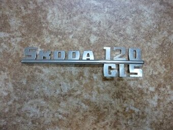 Škoda 120 gls nápis