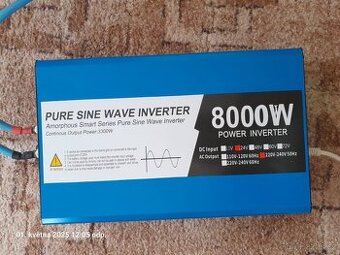 Prodám nový sinusový měnič napětí 24/230V 3300/8000W