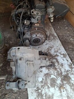 Prodám motor škoda 1,9D i s převodovkou