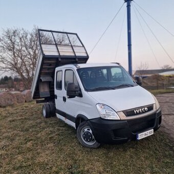 Iveco Daily 35 C 12 -sklápěč-double kabina-7.míst.