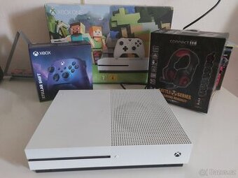 XBOX ONE S --VCETNE SLUCHATEK--