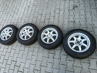 ALU kola 4x108 R15 + letní pneu Barum