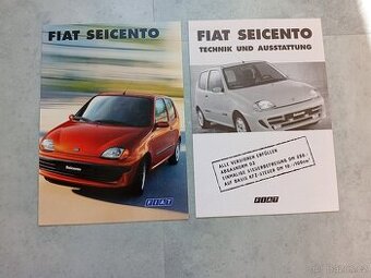 Fiat Seicento - prospekt, technická data - doprava v ceně