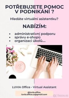 💼 POTŘEBUJETE VÝPOMOC S ADMINISTRATIVOU?