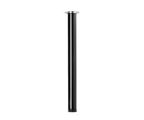 Nové stolové nohy 4ks TS001, 710R/60mm, černá lesk