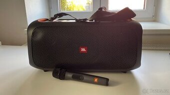 Reproduktor JBL Partybox on-the-go s mikrofonem