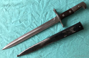 Švýcarský nožový bodák M1918 na pušku Schmidt-Rubin