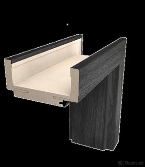 Obložkové zárubně ANTRACIT- na široké zdi - nové