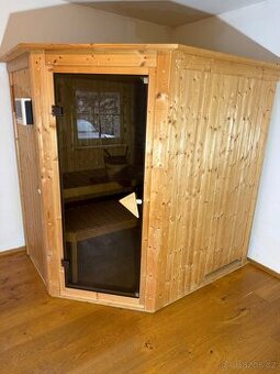 Finská sauna Karibu rohová