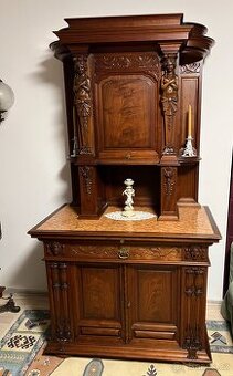 SET - 2x příborník, komoda, stůl  1870-1914