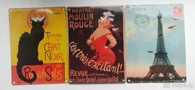 Prodám plechové tabulky z Francie