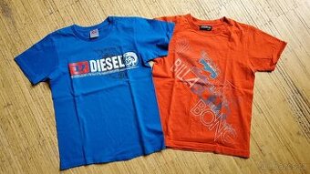 2x tričko Billabong, Diesel cca 11let