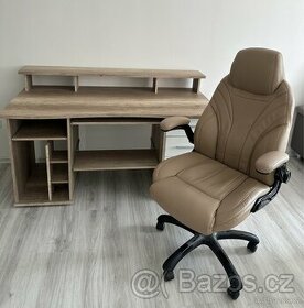 PC stůl + kancelářská židle - 1
