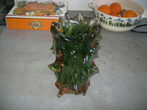 Prodám autorské skleněné designové vázy  z hutního skla.