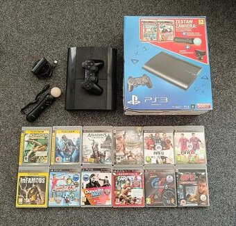 PS3 500GB, příslušenství, hry / PlayStation 3