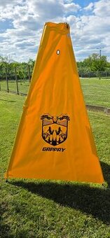 Zástěna velká, transportní, pro figuranta, hliník Gappay