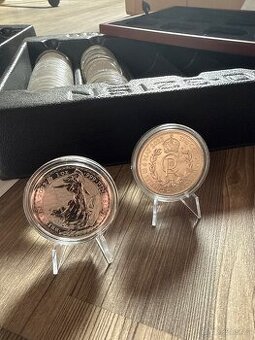 Stříbrné mince Britannia & Korunovace 2023 1oz