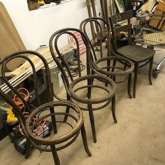 Židle Thonet 4 ks na opravu - 1