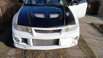 Mitsubishi Lancer EVO 6 LHD 1999 bílé pěkné, ČR SPZ