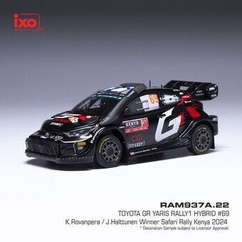 Modely Toyota GR Yaris Rally1 1:43 IXO