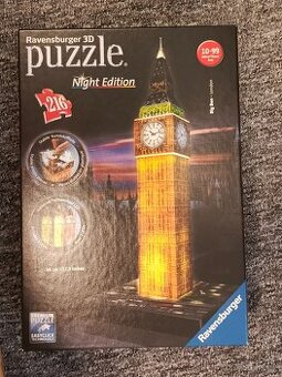 Prodám stavebnici 3d puzzle Ravensburger Big Ben - 1