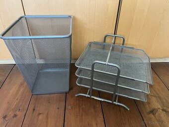 Ikea - Odpadkový koš kancelářský a držák na papíry