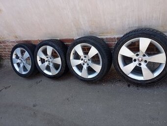 Alu kola 5x112 r17 original škoda
