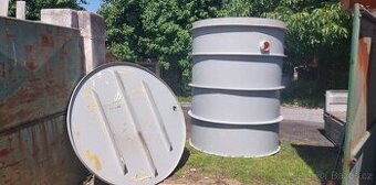 Samonosná čov plastová odpadní jímka,septik,výška 200cm,šířk