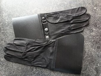 Nové velké kožené moto rukavice Jawa ČZ policie SNB VB č.10