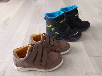 Zimní + jarní/podzimní boty 34 vel.
