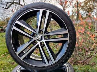 Originál ALU kola Škoda Rapid/Fabia R17 + letní pneu