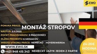 🔧2x Montér sadrokartónových stropov – Hoyerswerda - ASAP