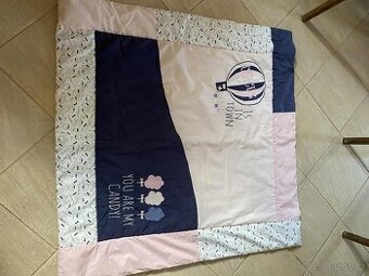 Vanička,  koupání lehátko, hrací deka, 5x bílá plena