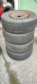 Plechový disk r16 ET 52,5 + zimní pneu 205/60/16 M+S