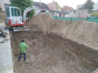 Zemní práce Olomouc a okolí – bagr, minibagr, výkopy, dumper