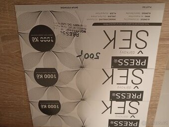 Dárkový šek Press