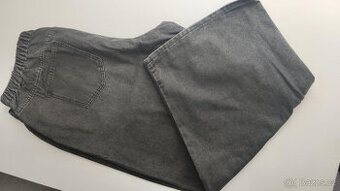 ŠIROKÉ DÁMSKÉ DŽÍNY VEL. 52/4XL - SLEVA