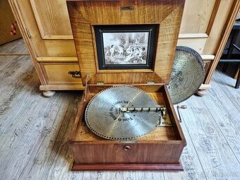 Velký starožitný Polyphon Musikwerke, rok 1898