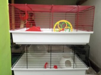 Klece pro drobné hlodavce.