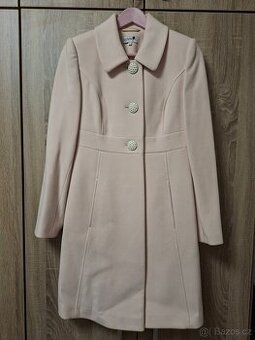 Elegantní dámský kabát, vel. 36.