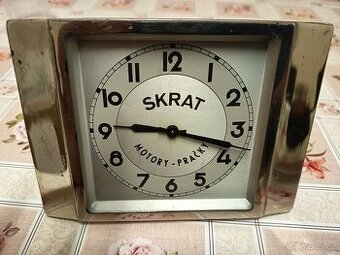 Reklamní hodiny firmy SKRAT Hulín