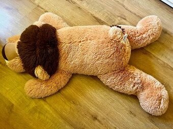 Plyšový lev 100cm + knížky + menší plyšáky