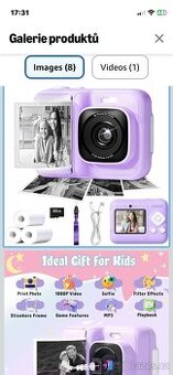 Dětský foťák s Tiskárnou