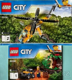 LEGO CITY 60158 - Náhradní helikoptéra do džungle - 1