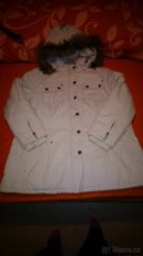 Béžová zimní bunda dámská - 1