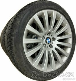 BMW alu disky a zimné pneu 245/45 R19 - 1