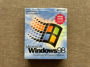 Windows 98 SE (CZ, box včetně cd a diskety)