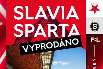 2x vstupenky SLAVIA - SPARTA 10.5.2025