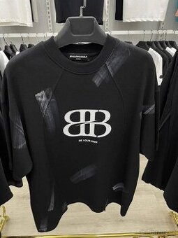 Top oversize tričko balenciaga volné unixex styl